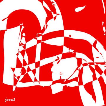 Abstracte kunst JM0070 van Johannes Murat