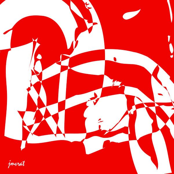 Abstracte kunst JM0070 van Johannes Murat