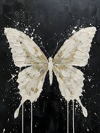 weißer Schmetterling von HUGO
