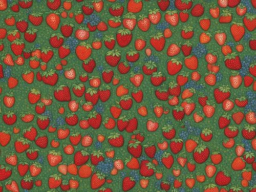 Un jardin de fraises