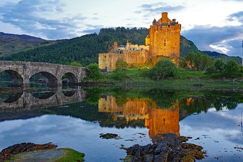 Le château d'Eilean Donan sur Reinhard  Pantke