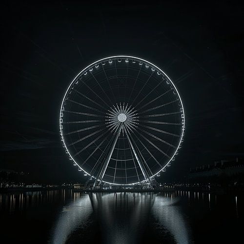 Exciting Times - The Colourful Fairground Ferris Wheel