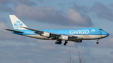 KLM Cargo Boeing 747-400 ERF jumbojet. van Jaap van den Berg