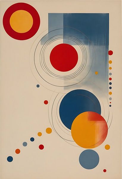 Abstrakte Bauhaus-Geometrie von MIROKKU