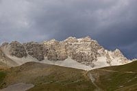 Mountain ridge around the French/Italian border