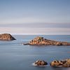 Islands bathed in sunset by Claire van Dun