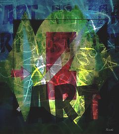 Abstrakt Art sur Gertrud Scheffler