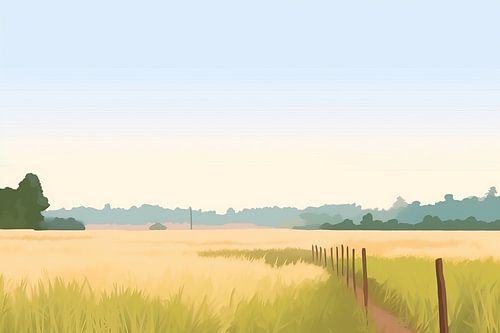 Peinture beige Calme Réflexion | Horizon