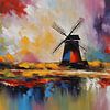 De windmolen met kleur van Jolique Arte