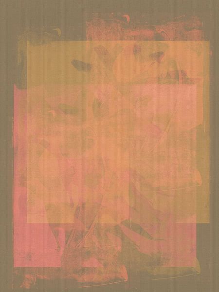 Soft glow. Abstract minimalist in warm pastels by Dina Dankers