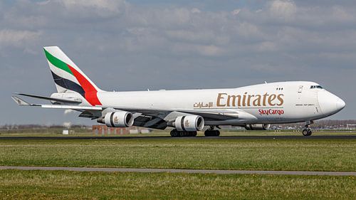 Emirates SkyCargo Boeing 747-400F vrachtvliegtuig.
