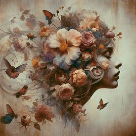 Flowermaiden van Liesbeth Vaes