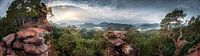 Palatinate Forest panorama in atmospheric light. by Voss Fine Art Fotografie thumbnail