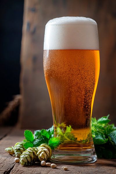 Beer enjoyment by Poster Art Shop