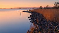 Sunset near Steendam at the Schildmeer by Henk Meijer Photography thumbnail