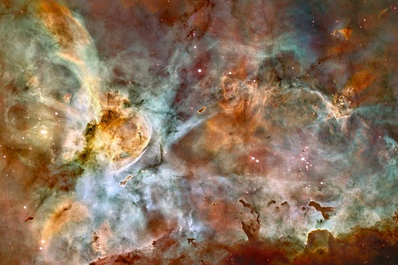 Carina Nebula van Rhianne Loonstra