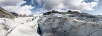 Svinafellsjokull gletsjer in Skaftafell Nationaal Park, IJsland van Sjoerd van der Wal Fotografie thumbnail