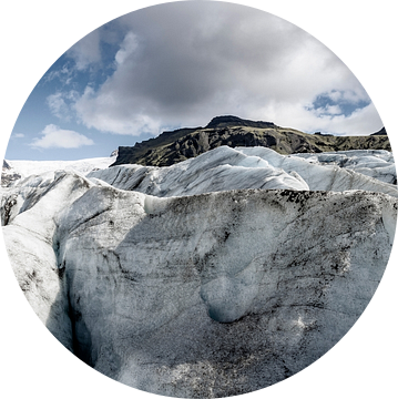 Svinafellsjokull gletsjer in Skaftafell Nationaal Park, IJsland van Sjoerd van der Wal Fotografie