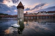 Lucerne Kappelbrücke by Severin Pomsel thumbnail