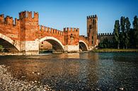 Verona - Ponte Scaligero von Alexander Voss Miniaturansicht