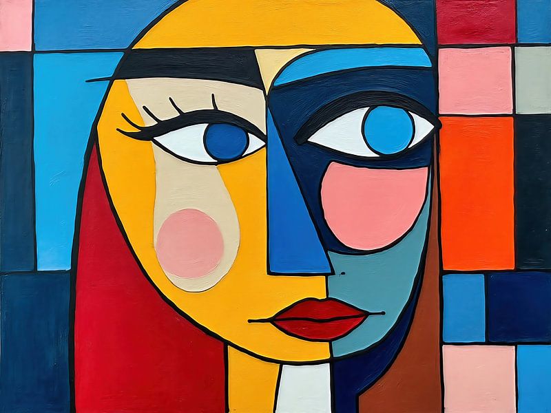 Abstracte vrouw van The Photo Artist