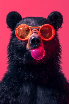 Bubblegum Fun: Bear 4 by ByNoukk