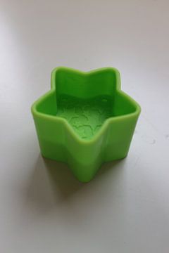 Toy block green star