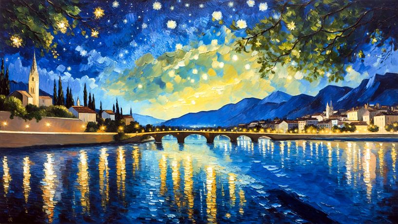 City Under the Bright Stars by Younsi