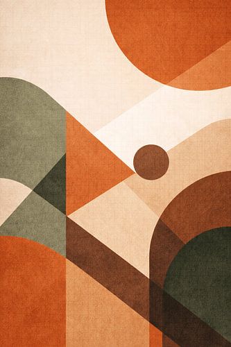 Retro Geometric Earth Balance