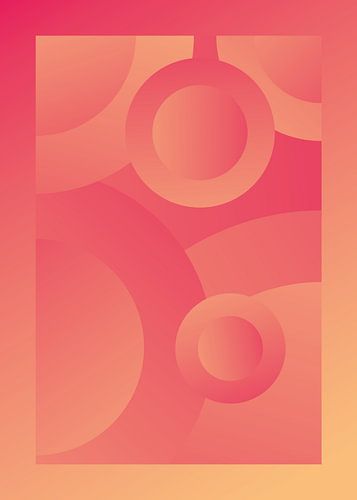 Psychedelic Abstract Circles - Bright Color V2