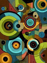 Cirkels | Abstract Cirkels Beige