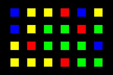 Nested | Center | 06x04 | N=01 | Random #02 | RGBY van Gerhard Haberern