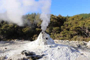 Parc volcanique de Wai-o-tapu Nouvelle-Zélande sur Pauline Nijboer