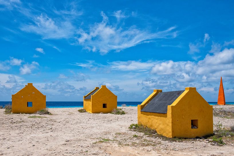Maisons d'esclaves sur Bonaire par Michel Groen