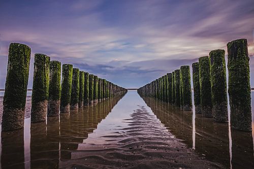 Wandelen naar de poort van de hemel.