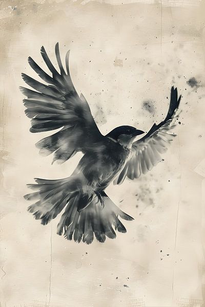 Flying Bird by But First Framing