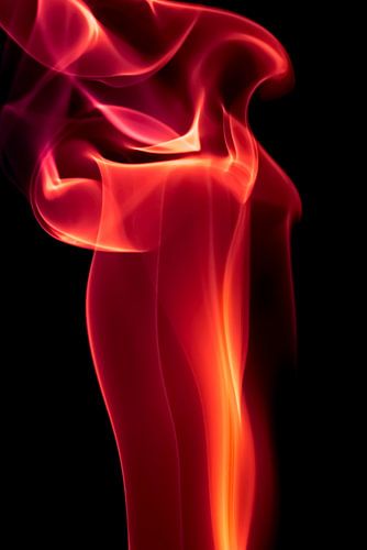 Beautiful Smoke on a black backdrop.