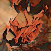 Rose impressionniste