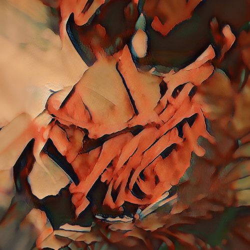 Impressionistische Rose