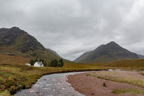 Scotland - Lagangarbh hut in Glencoe