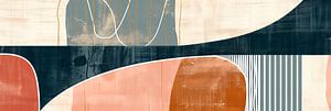 Schichtungen in Farbe und Linie