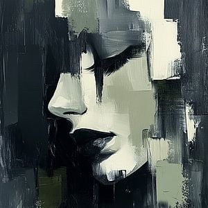 Abstract Facial features