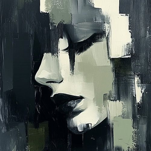 Abstract Facial features