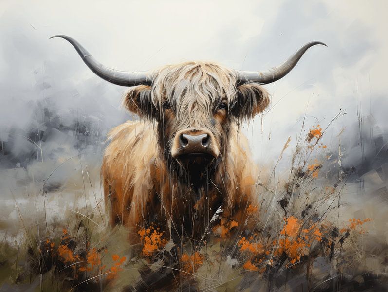 A Highlander in Fine Art by Eva Lee
