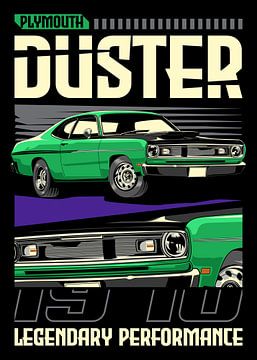 Plymouth Duster Muscle Car by Adam Khabibi