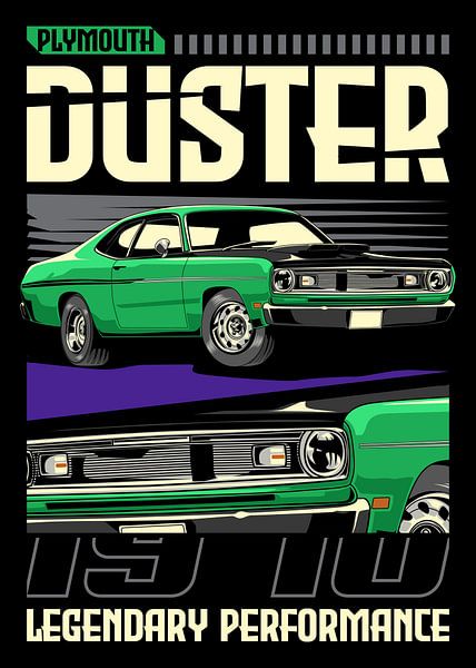 Plymouth Duster-Muskelauto von Adam Khabibi