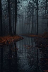Morgenstimmung im herbstlichen Forst