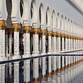 Moskee in Abu Dhabi van Christel Smits