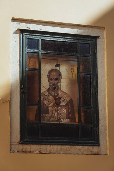 Stained glass in Corfu Town | Travel photography fine art photo print | Greece, Europe by Sanne Dost