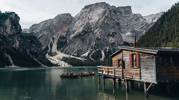 Lago Di Braies (Pragser Wildsee) van Kevin D'Errico